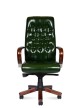 Кресло для руководителя Norden Честер P2346-L09 leather зеленая глянцевая кожа - 1