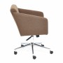 Кресло для персонала TetChair Milan коричневая ткань - 2