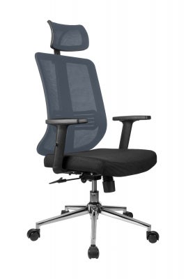 Кресло для персонала Riva Chair RCH A663+Серая сетка