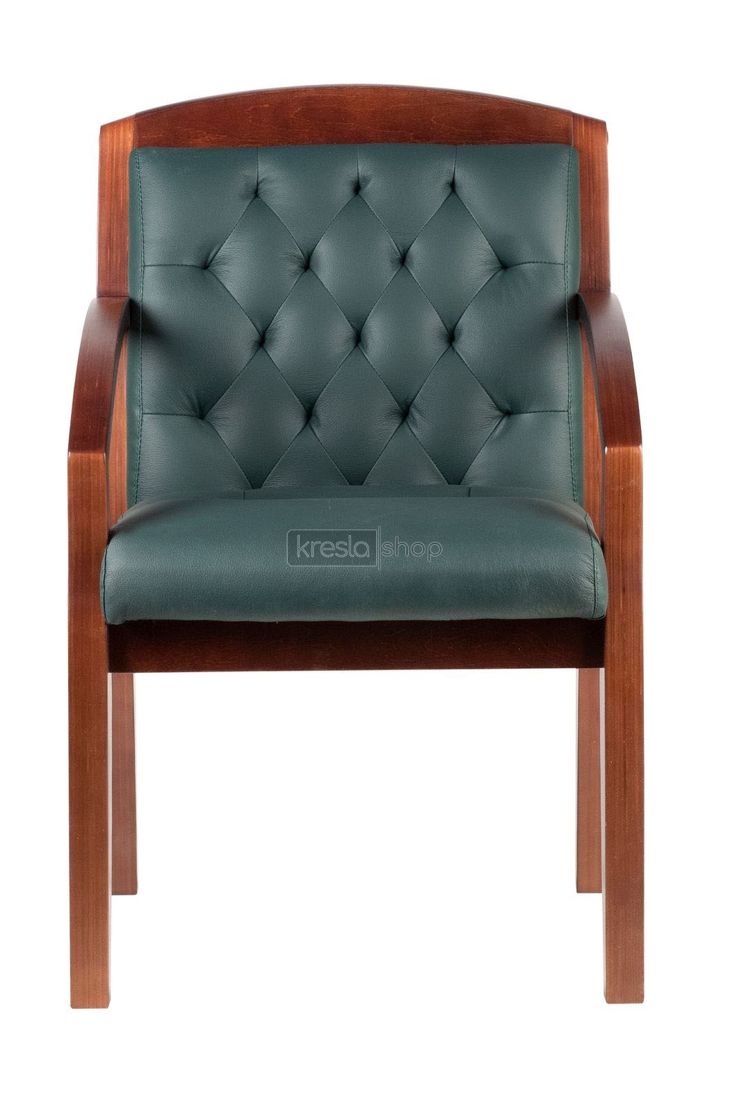 Офисный стул Riva Chair RCH М 175 D+Зелёная кожа