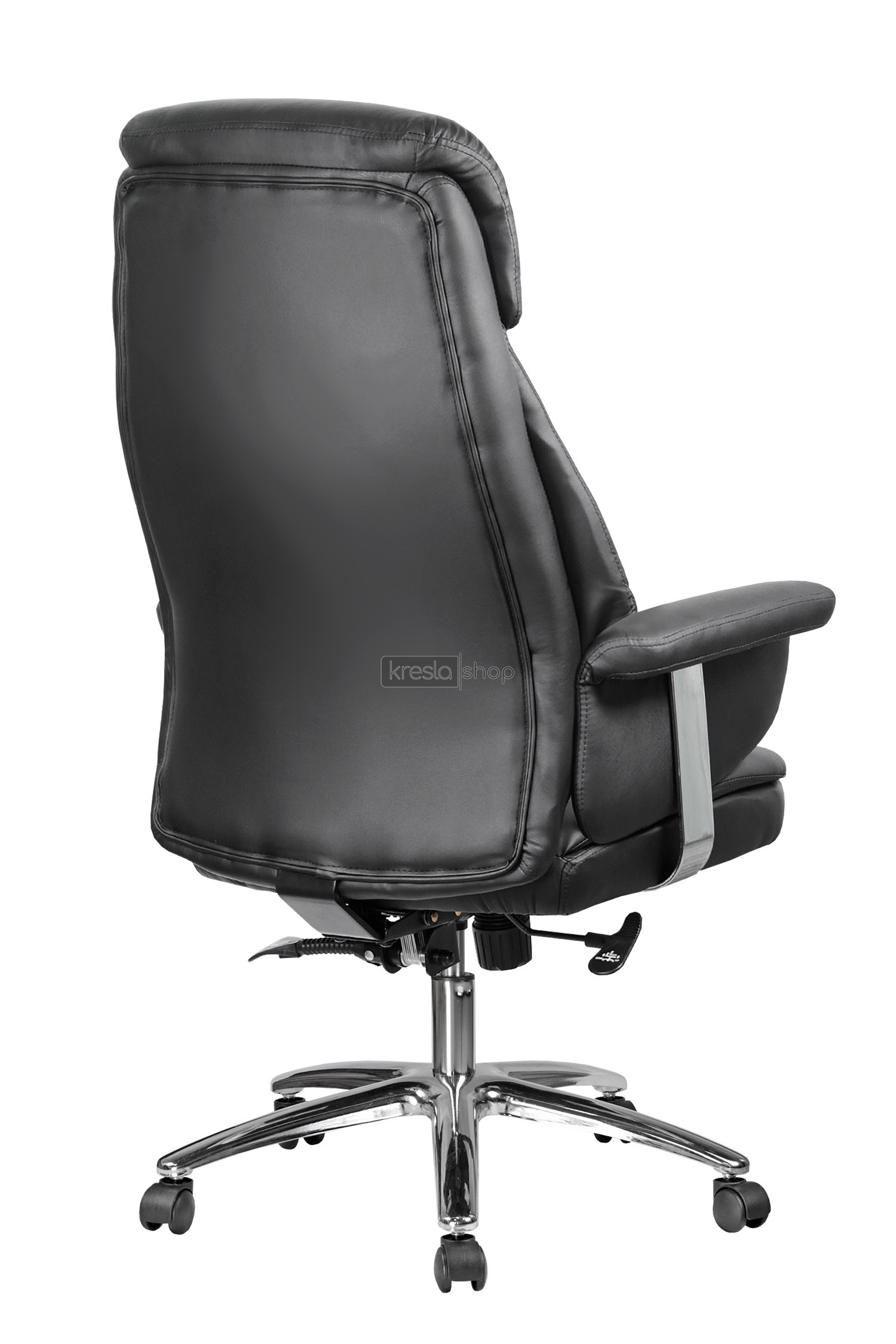Кресло для руководителя Riva Chair RCH 9501+экокожа черный